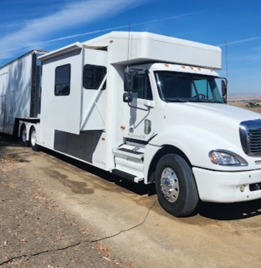 Class A motorhome detailed and polished on location